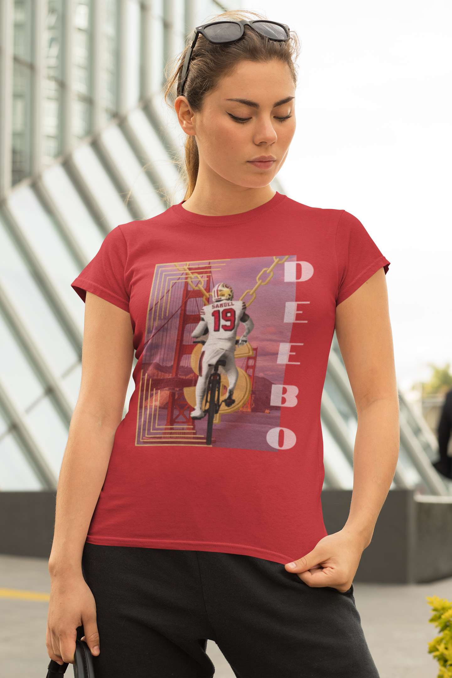 San Francisco Niner, Deebo Receiver, Samuels Chain Tee