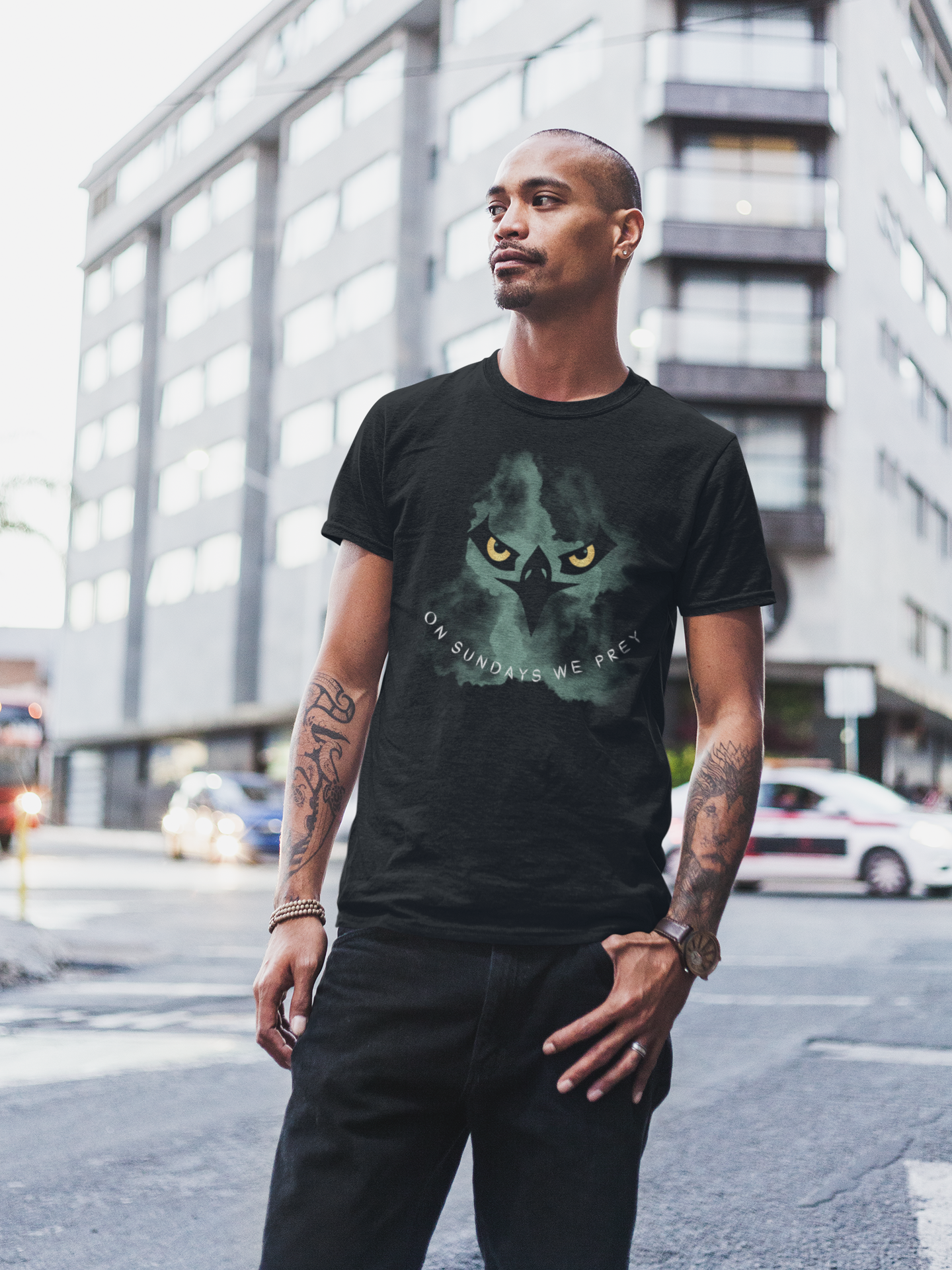 Eagle Prey, Sundays Philadelphia Football , Hurts Quarterback Tee