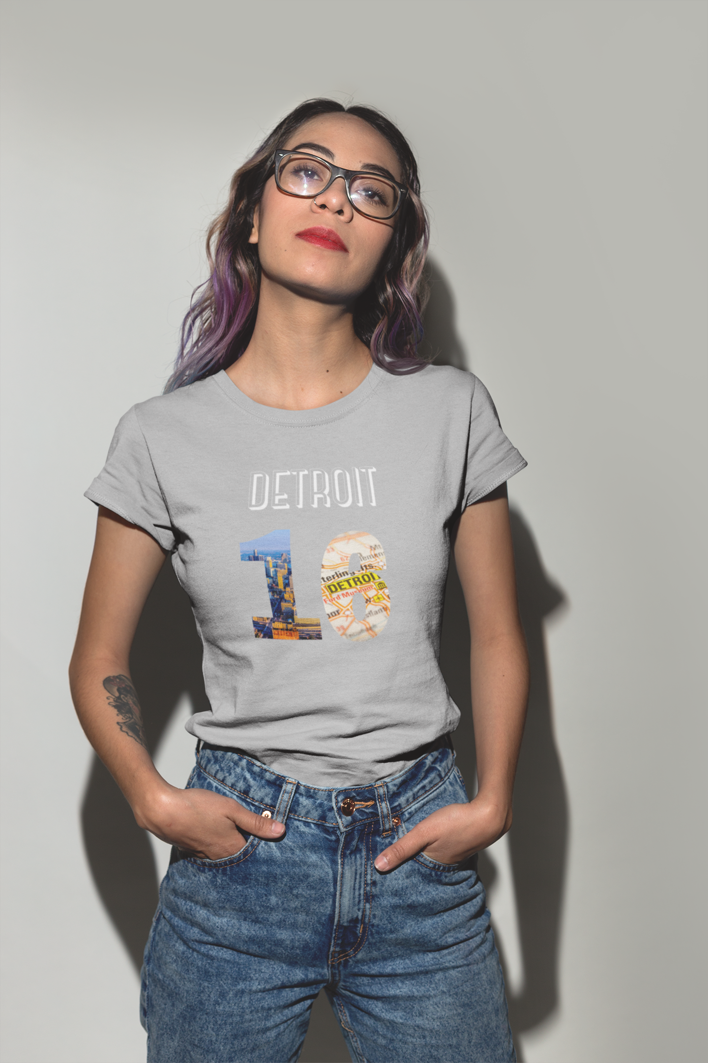 Detroit Goff, Football City Grit, Lions Heart, Quarterback Football Unisex Tee