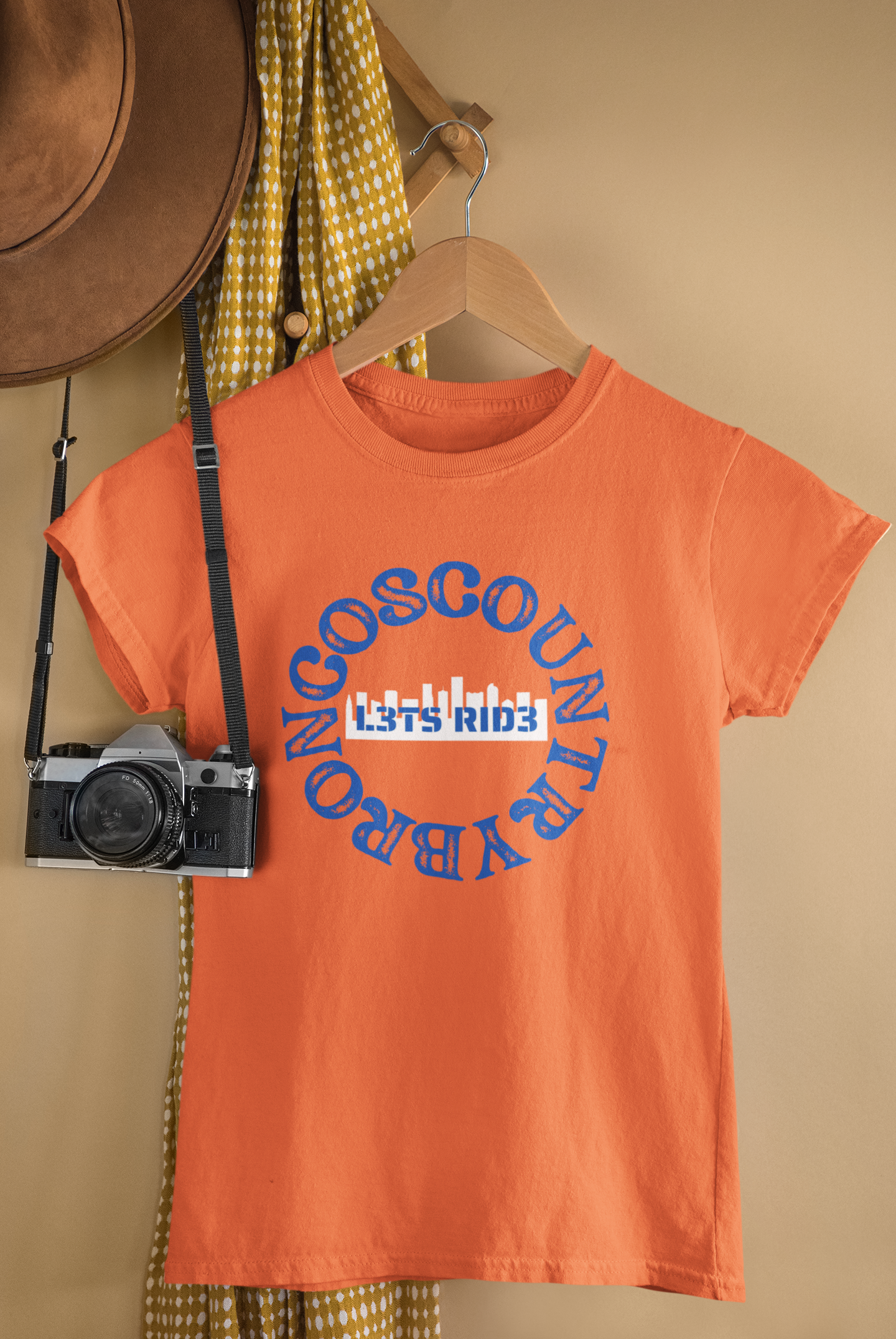Denver Wilson Let's Ride, Bronco Country Football Unisex Tee