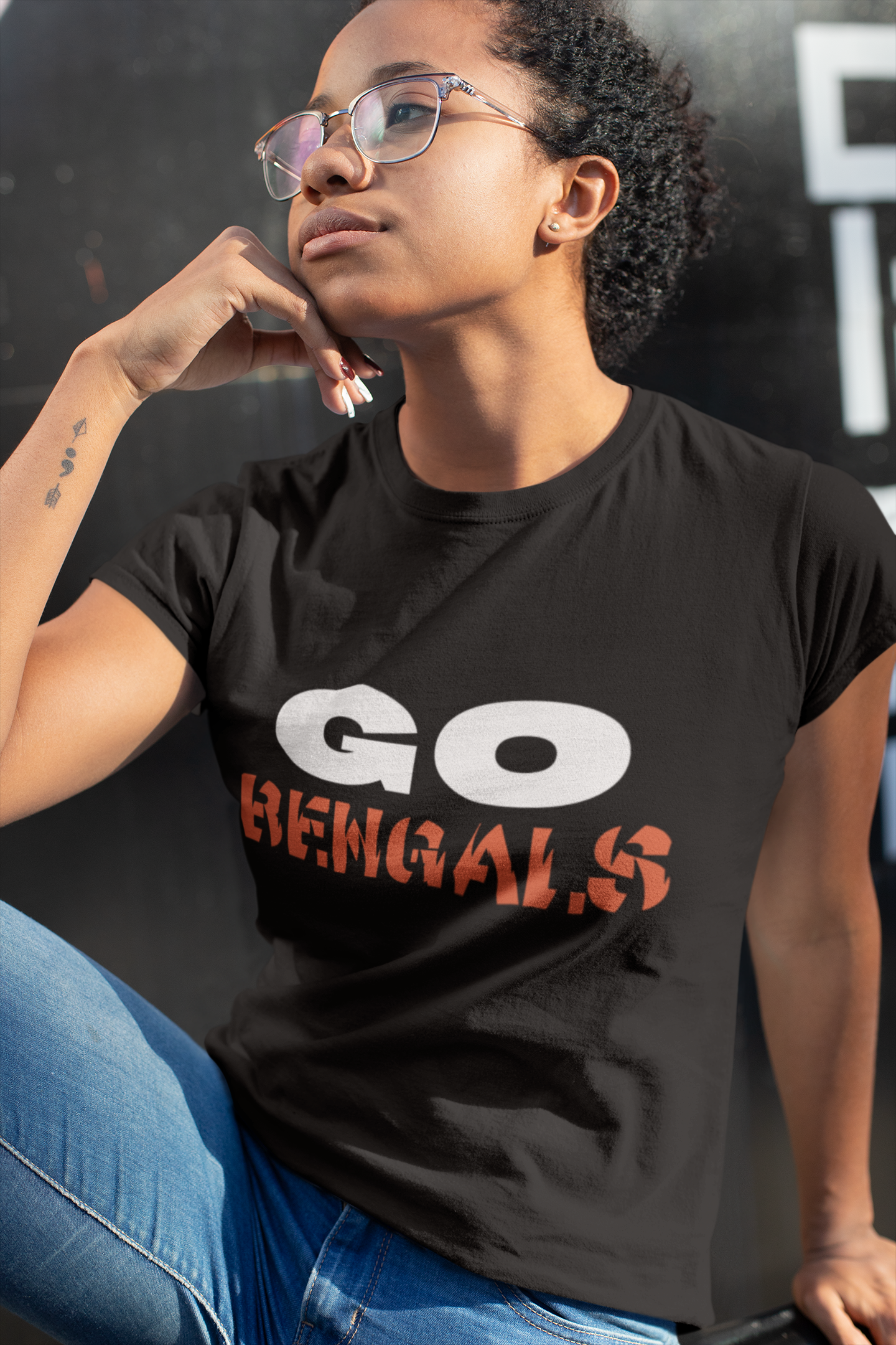 Cincinnati Go Bengal Football Unisex Tee
