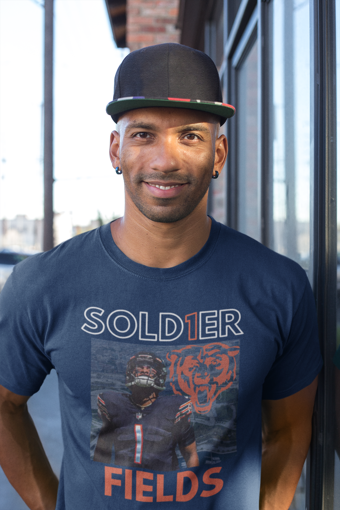 Chicago City Soldier Fields Football Unisex Tee