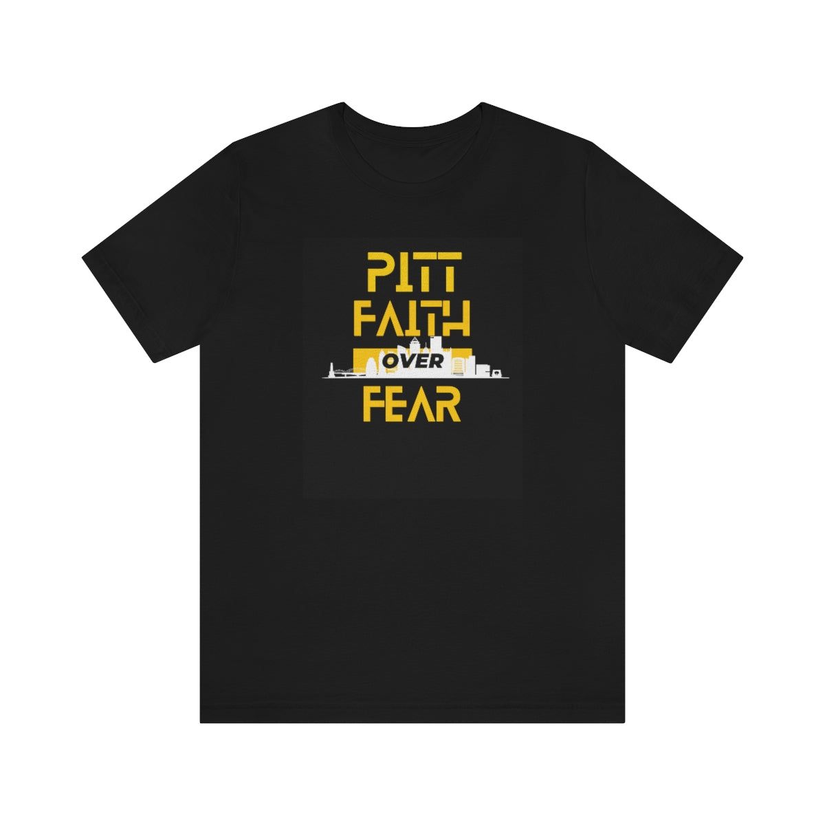 Faith Over Fear Pittsburgh Football, Steeler Pennsylvania Football Tee