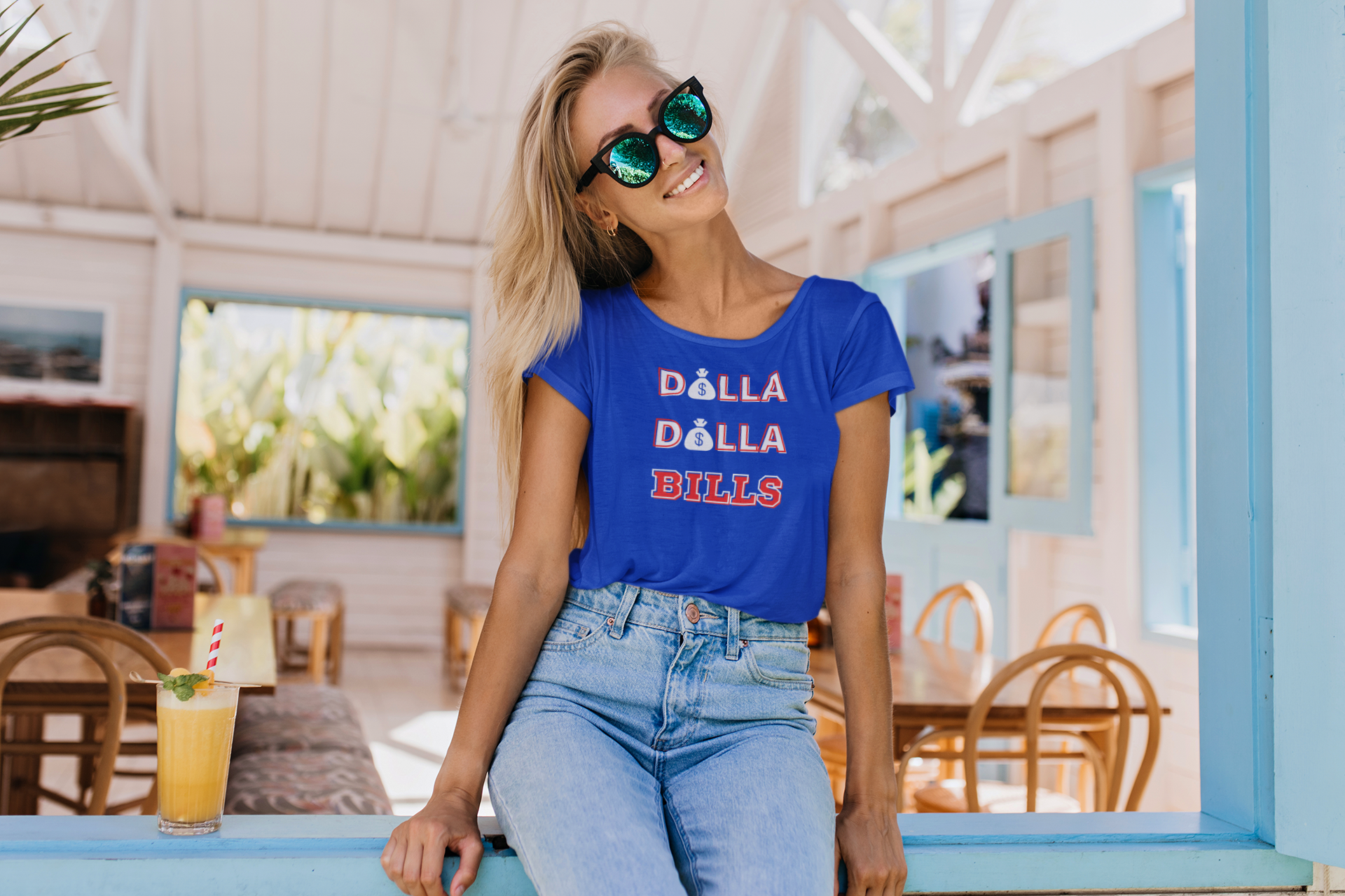 DOLLA DOLLA BILLS Unisex Short Sleeve Tee Buffalo Bills 